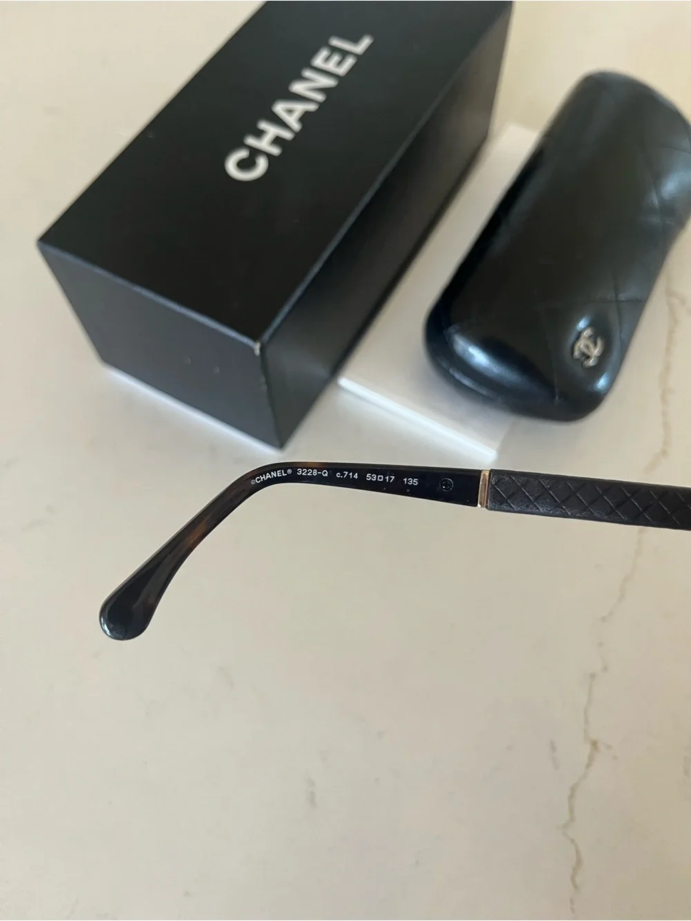 CHANEL Tortoiseshell Brown Optical Frames